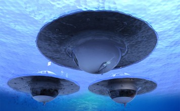 “The UFO” จานบินลอยน้ำ ขับเคลื่อนด้วยพลังงานทางธรรมชาติ