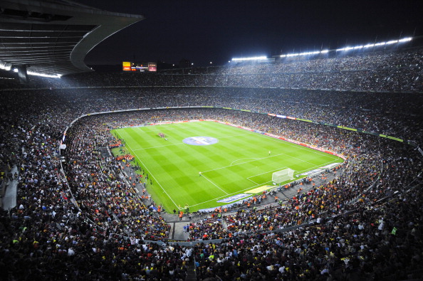 BARCELONA, SPAIN - OCTOBER 07: A general view of the Camp Nou Stadium prior to the La Liga match between FC Barcelona and Real Mdrid CF on October 7, 2012 in Barcelona, Spain. (Photo by David Ramos/Getty Images)