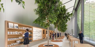 บรรยากาศภายใน Apple Union Square / images © nigel young / foster + partners