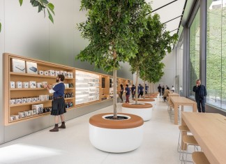 บรรยากาศภายใน Apple Union Square / images © nigel young / foster + partners
