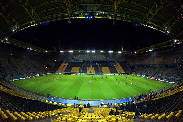 DORTMUND, GERMANY - NOVEMBER 03: A general view of the training session of Galatasaray Istanbul prior to their Champions League match against Borussia Dortmund at Signal Iduna Park on November 3, 2014 in Dortmund, Germany. (Photo by Sascha Steinbach/Bongarts/Getty Images)