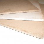 Gypsum board with cotton
