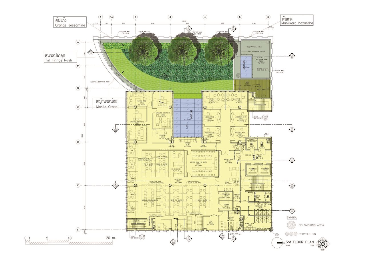 Landscape green roof