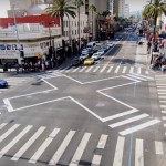 ทางข้ามบนสี่แยก Hollywood&Highland