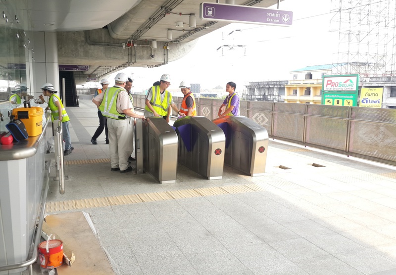 ราคาที่ดินรถไฟฟ้าสายสีม่วง