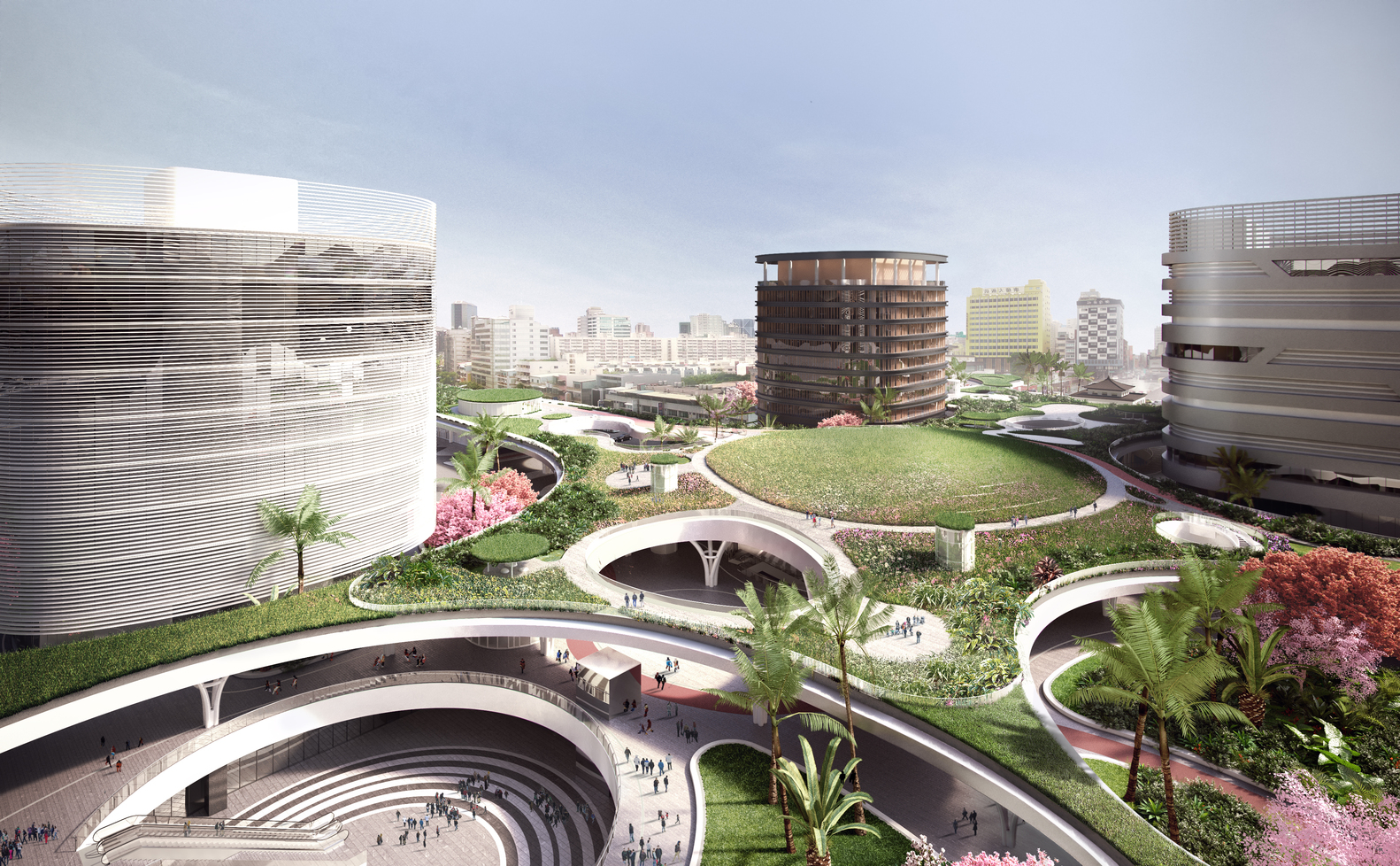 Mecanoo_Kaohsiung_Station_View_from_tower