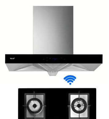 HOB + HOOD Linkage ชุดครัวประหยัดพลังงานด้วย WIFI สะดวก ง่ายพร้อมบริการติดตั้งที่ HomePro ชุดครัวประหยัดพลังงาน