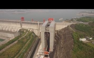 จีนโชว์ศักยภาพงานโลจิสติกส์ เปิดตัว ลิฟท์ยกเรือ ขนาดใหญ่สุดในโลก ลิฟท์ยกเรือ