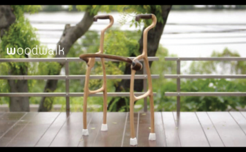 WoodWalk ไม้เท้าเพื่อผู้สูงอายุรุ่นใหม่ ไม้เท้า