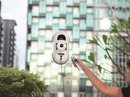 HOBOT-188 หุ่นยนต์เช็ดกระจกอัจฉริยะ หุ่นยนต์เช็ดกระจก