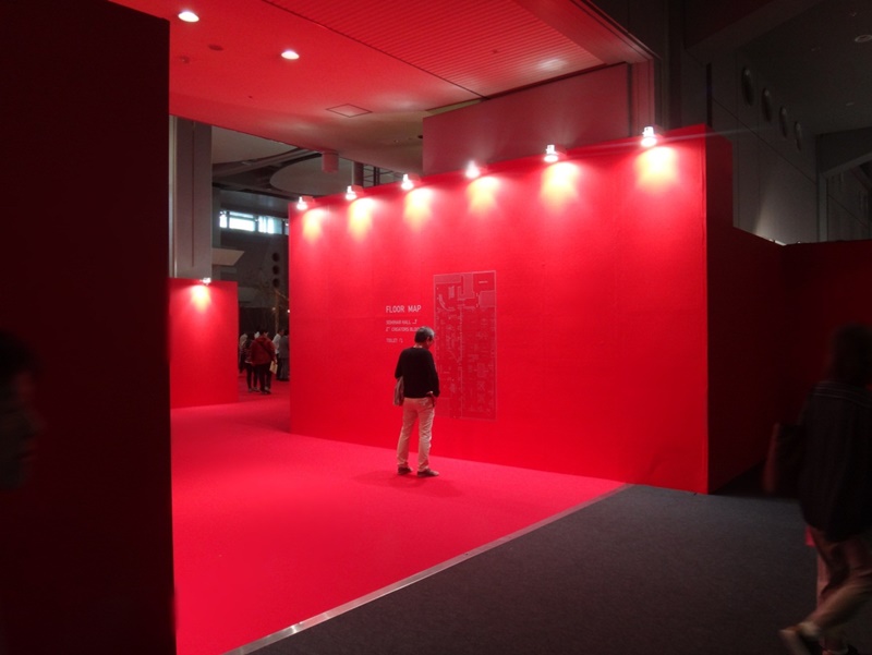 ทัศนียภาพจุดแสดงแผนผังงาน LIVING AND DESIGN 2016, Osaka – Nanko, ATC HALL