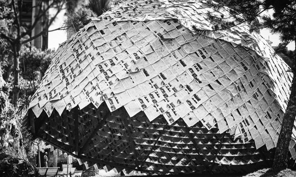 Atelier-YokYok-Recycled-newspaper-Paper-Dome-1b-1020x610