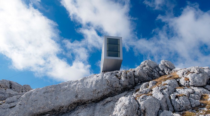 บ้านริมเขาสุดหวาดเสียว ‘Winter Cabin’ แหล่งหลบภัยของนักปีนป่าย บ้านริมเขา