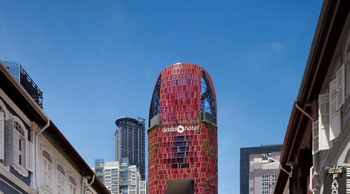 โรงแรมสุดกรีน ‘Oasia Hotel’ เติมเต็มพื้นที่สีเขียวใจกลางสิงคโปร์ Oasia Hotel