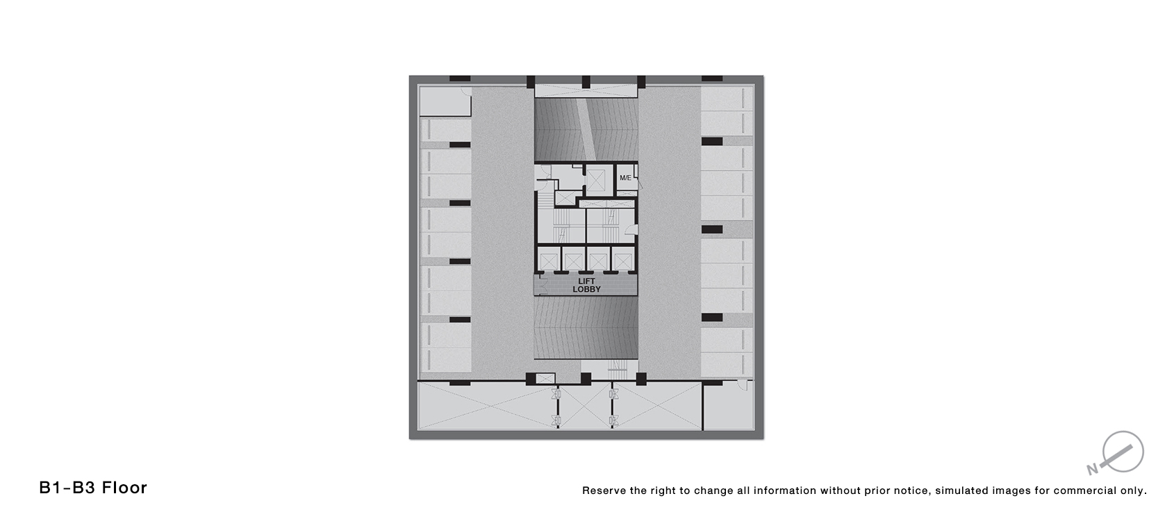 Tower X B1_B3_Floor