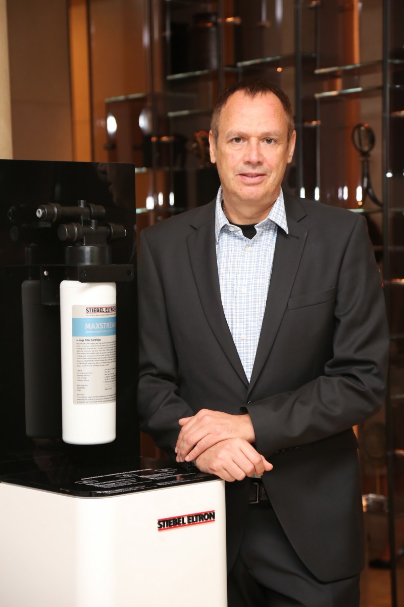 Mr. Roland Hoehn with Stiebel Eltron Maxstream