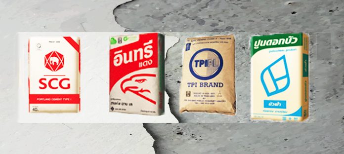 ส่วนแบ่งการผลิตปูนซีเมนต์ในประเทศไทย