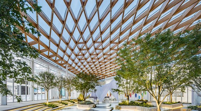 archi-union เนรมิตพื้นที่ 8,885 ตารางเมตรใน 100 วัน ด้วย prefab และการพิมพ์แบบ 3D