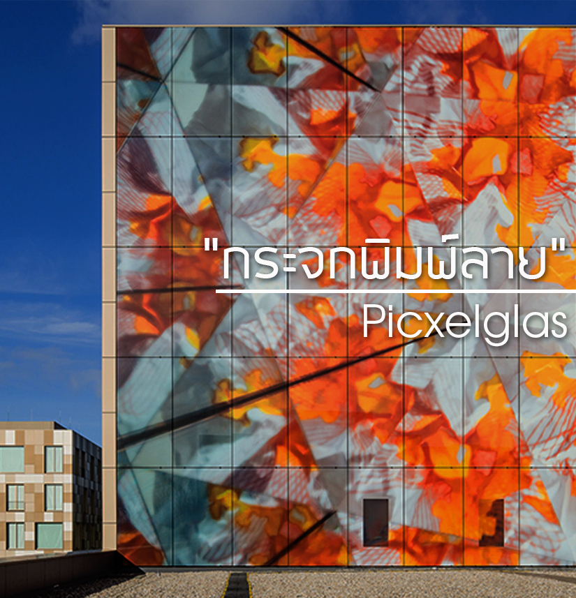 กระจกพิมพ์ลาย Picxelglas