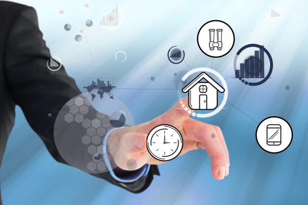 man-clicking-the-icon-of-a-house_1134-149