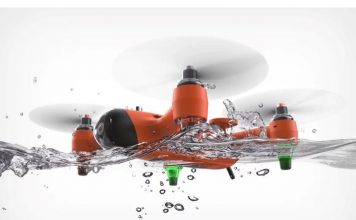 Startup จีนโชว์โดรนวีดีโอ 4K สำหรับกีฬาทางน้ำ