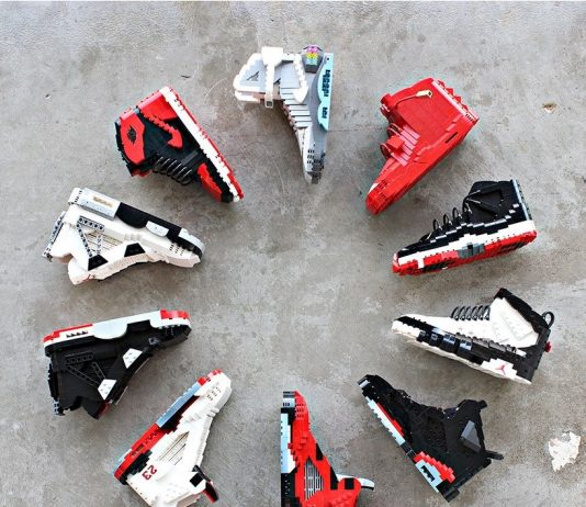 สาย Sneaker มาทางนี้ ชวนดูรองเท้าในรูปแบบของตัวต่อ LEGO สุดลิมิเต็ด จาก Tom Yoo