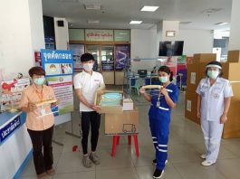 ดีวันซิสเต็ม ร่วมใจทำหน้ากาก Face Shield แจก รพ. สมเด็จพระเจ้าตากสินฯ สู้โควิด-19