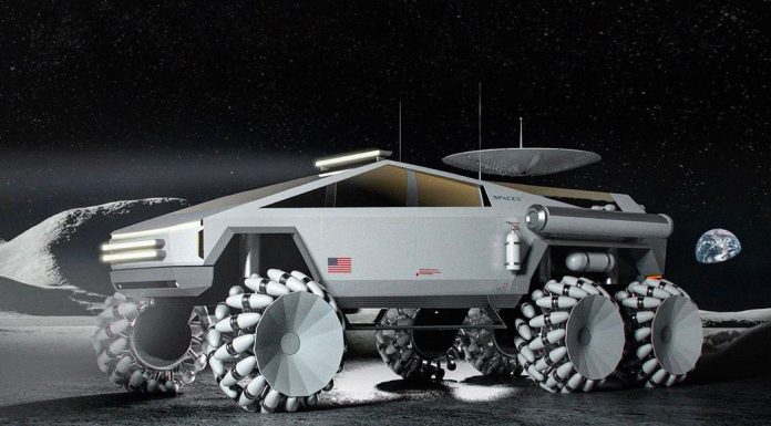 ชุดภาพ Concept ของ “Cyber6” ยานพาหนะที่ดัดแปลงมาจาก Tesla Cybertruck เพื่อโลดแล่นและสำรวจพื้นที่รกร้างบนดวงจันทร์