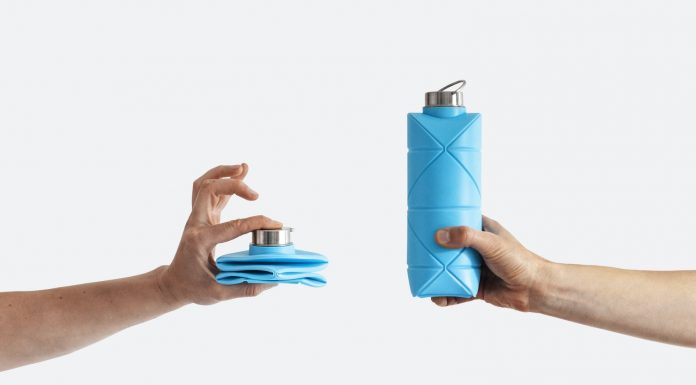 “Origami Bottle” ขวดน้ำพับได้ดีไซน์ล้ำ บรรจุภัณฑ์ที่เกิดมาเพื่อการรีไซเคิลและลดขยะโดยเฉพาะ