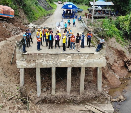 พบรอยร้าวสะพานถล่ม จ. น่าน วสท.ลงพื้นที่ตรวจสอบ เร่งเสริมความแข็งแรงโครงสร้าง ก่อนวางตัวสะพานใหม่