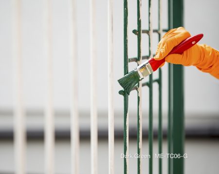 Painting with a paint brush