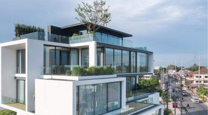Residence Kongkaherb โฮมออฟฟิศทรงสี่เหลี่ยม เรียบง่ายแต่ดึงดูด