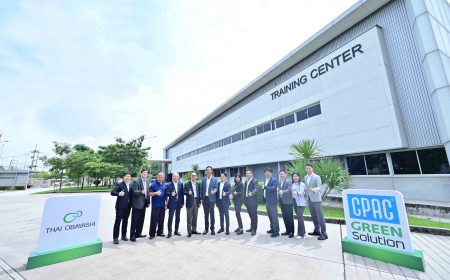 001.ภาพรวมผู้บริหาร หน้าอาคาร THAI OBAYASHI TRAINING CENTER