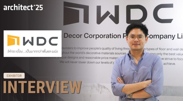WDC พร้อมเผยนวัตกรรมกระเบื้องรักษ์โลกในงานสถาปนิก’68