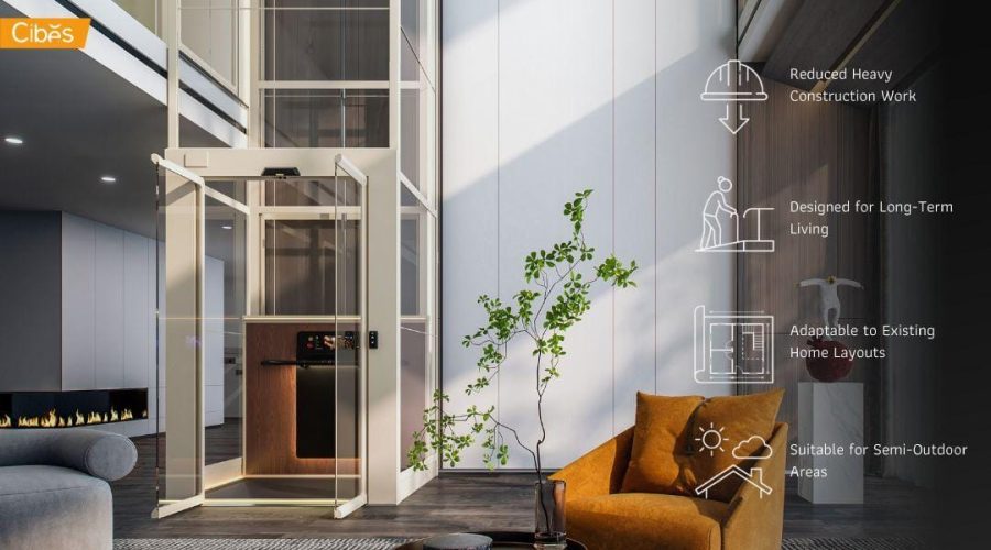 Cibes Lift Air 2 พร้อมจุดเด่นของลิฟท์ระบบสกรู