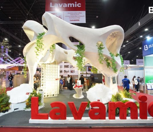 ช้าง คอนซูเมอร์ นำเสนอ Lavamic วัสดุฟรีฟอร์มจากเซรามิกรีไซเคิล เปิดมุมมองใหม่สู่งานออกแบบ ในงานสถาปนิก’69